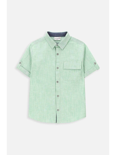 Детска риза Coccodrillo в зелено