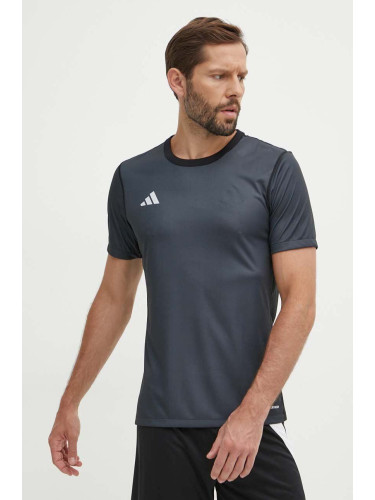 Тениска с две лица за трениране adidas Performance Game and Go в черно с десен IN4314