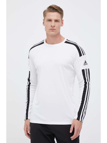 Блуза с дълги ръкави за трениране adidas Performance Squadra 21 в бяло с апликация