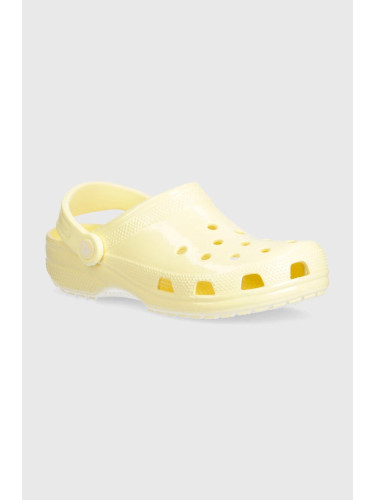 Чехли Crocs Classic High Shine Clog в жълто 209609
