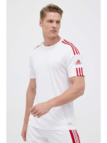 Тениска за трениране adidas Performance Squadra 21 в бяло с апликация GN5725