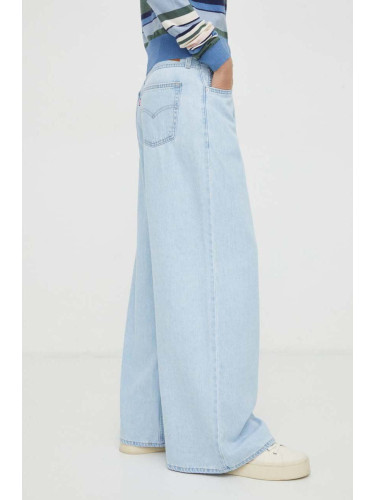 Дънки Levi's BAGGY WIDE LEG в синьо