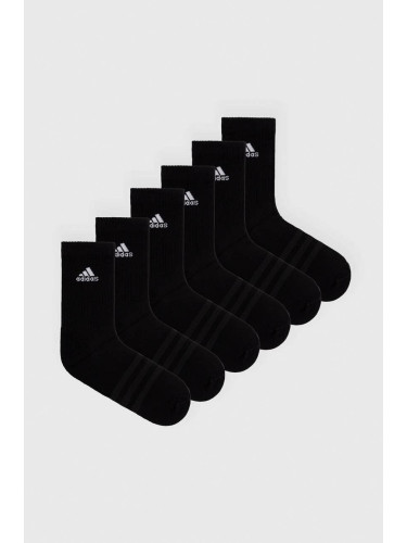 Чорапи adidas (6 броя)  6-pack в черно IC1316