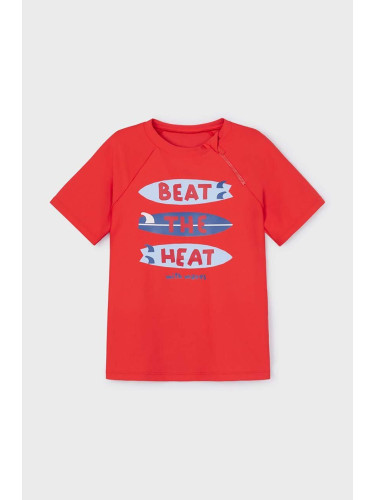 Детска тениска за плуване Mayoral в червено
