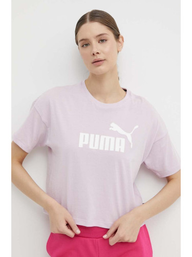 Тениска Puma в лилаво 586866