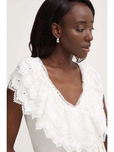 Блуза Answear Lab в бяло с изчистен дизайн