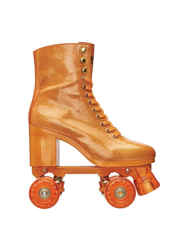 Ролкови кънки Impala Sparkle Orange High Heel Rollerskates x Marawa