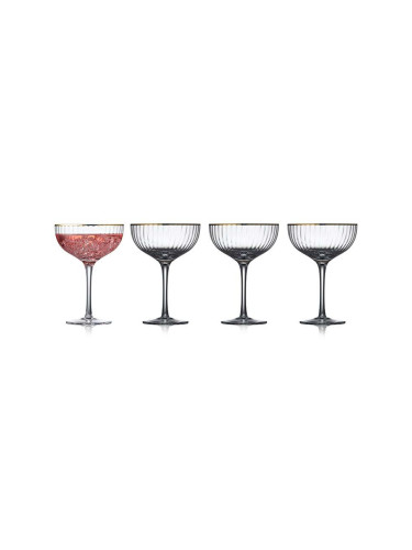 Комплект чаши за шампанско Lyngby Palermo (4 броя)