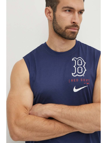 Тениска за трениране Nike Boston Red Sox в тъмносиньо