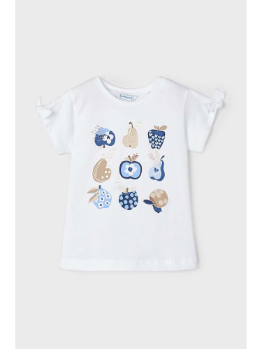 Детска памучна тениска Mayoral в синьо