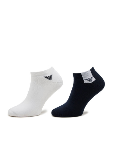 Комплект 2 чифта къси чорапи мъжки Emporio Armani 306208 4R378 01736 Цветен