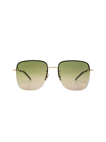 Saint Laurent SL 312 M 003 58 - квадратна слънчеви очила, дамски, златни