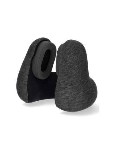 Nedis TRBT2400BK - Travel pillow с вграден безжичен headphones сив