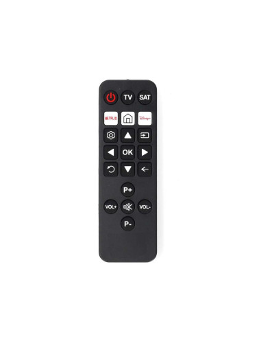 Nedis TVRC23SNBK - Универсално дистанционно за TV, 2xAAA батерии