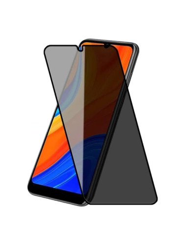 Стъклен протектор MBX 5D Full Privacy с цяло лепило, За Samsung Galaxy A35 (A356B), Черен
