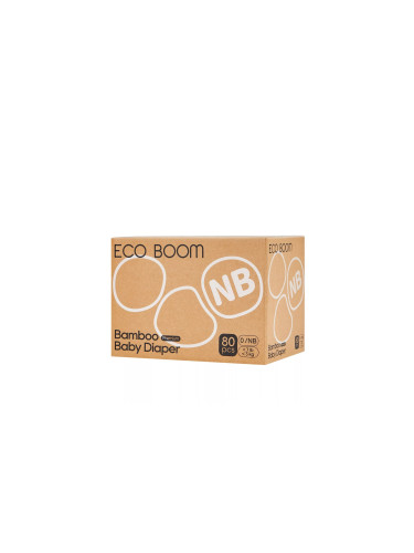 Eco Boom №0 NB Amazon Pack Биоразградими бамбукови памперси за бебета 2-4,5 kg х80 броя