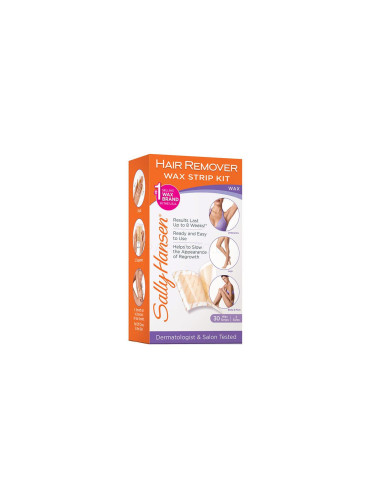 Sally Hansen Wax Hair Remover Wax Strip Kit For Body Продукти за депилация за жени Комплект