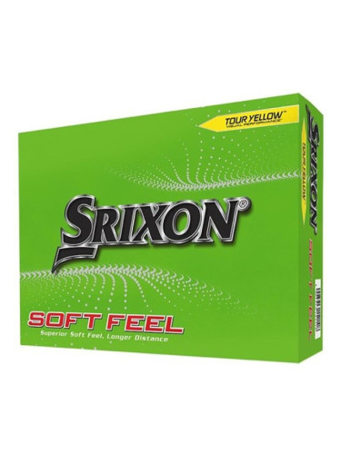 SRIXON SOFT FEEL 12 pcs Топчета за голф, жълто, размер