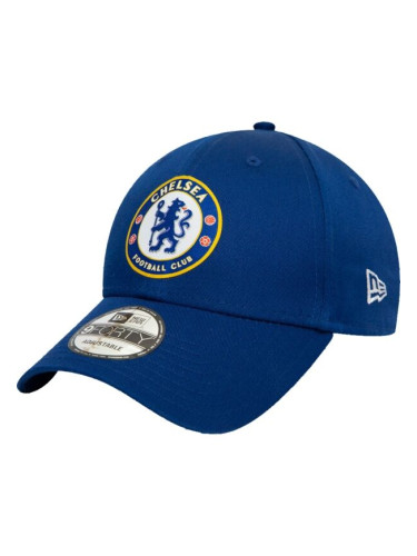 New Era 9FORTY CHELSEA FC ESSENTIAL Клубна шапка с козирка, синьо, размер