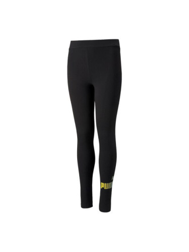 Puma ESS+BLEACH LOGO LEGGINGS G Клин за момичета, черно, размер