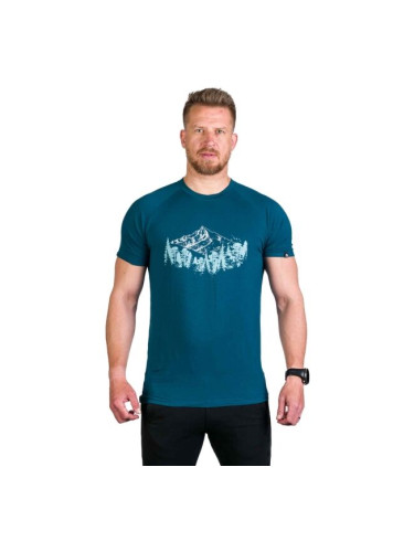 Northfinder JOSH Мъжка тениска, тюркоазено, размер
