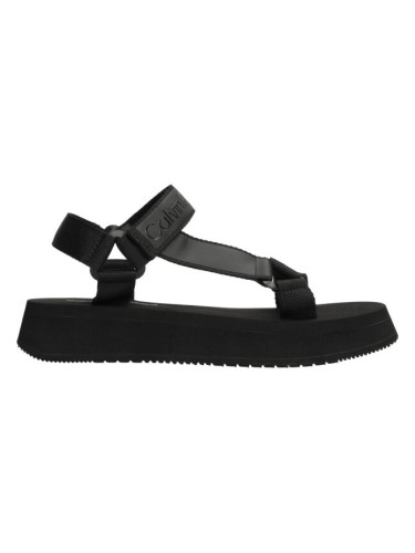 Calvin Klein SANDAL VELCRO WEBBING Дамски сандали, черно, размер