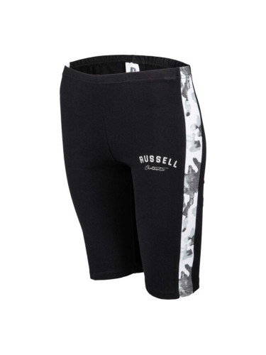 Russell Athletic BIKE PRINT SHORT Дамски шорти, черно, размер