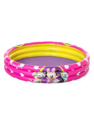 Bestway MINNIE 3 RING POOL Детски басейн, розово, размер