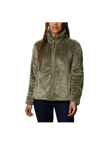 Columbia FIRE SIDE II SHERPA FZ Дамски суитшърт, khaki, размер