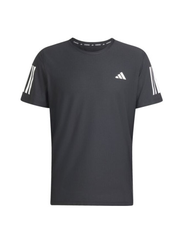 adidas OWN THE RUN TEE Мъжка тениска за бягане, черно, размер