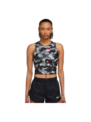 Nike NK DF TANK SSNL NV Дамски спортен топ, тъмносиво, размер