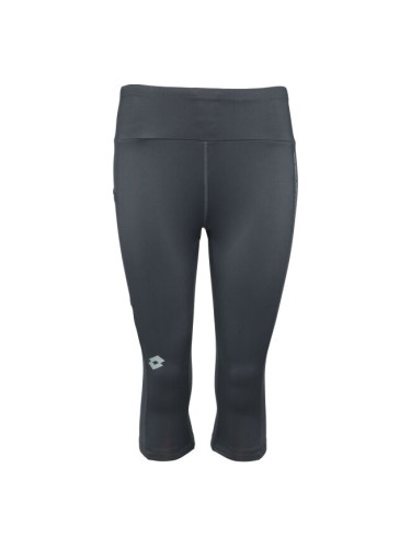 Lotto RUNNING III LEGGINGS Дамски 3/4 клин, тъмносиво, размер