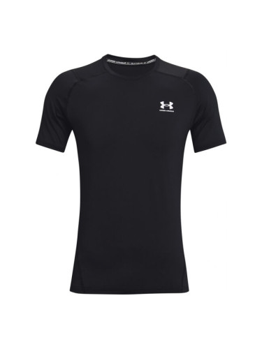 Under Armour HG ARMOUR FITTED SS Мъжка тениска, черно, размер