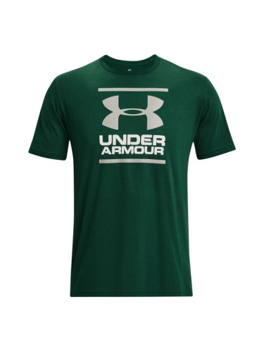 Under Armour GL FOUNDATION SS T Мъжка тениска, тъмнозелено, размер