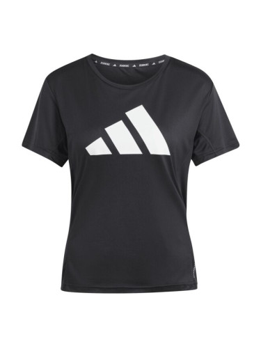 adidas RUN IT TEE Дамската тениска за бягане, черно, размер