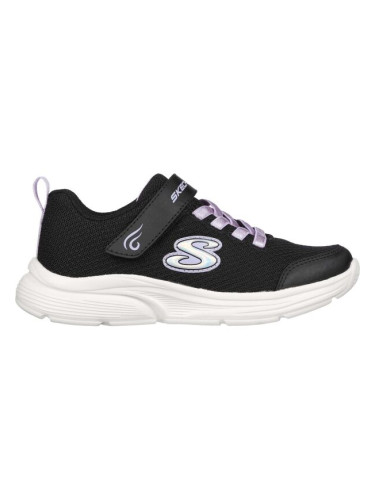 Skechers WAVY LITES Детски ежедневни спортни обувки, черно, размер