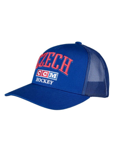 CCM MESHBACK TRUCKER TEAM CZECH Мъжка шапка с козирка, синьо, размер