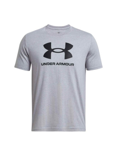 Under Armour SPORTSTYLE Мъжка тениска, сиво, размер