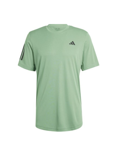 adidas CLUB 3-STRIPES TENNIS TEE Мъжка спортна тениска, зелено, размер