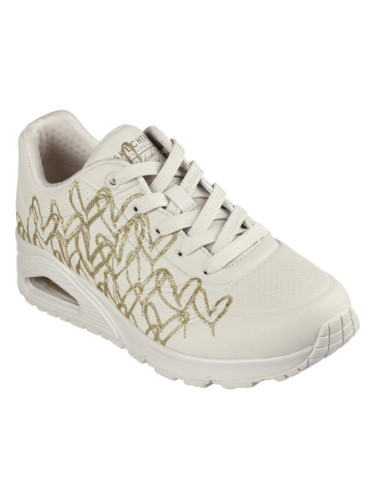 Skechers UNO - GOLDEN HEART Дамски обувки за свободно време, бежово, размер