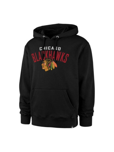 47 NHL CHICAGO BLACKHAWKS HELIX HOOD Клубен суитшърт, черно, размер