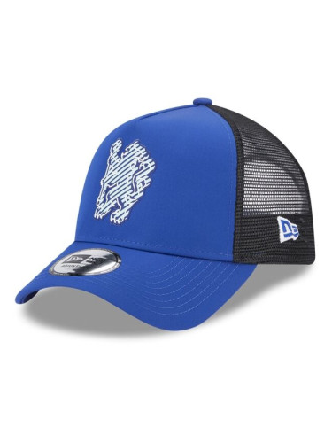 New Era OVERLAY EF TRUCKER CHELSEA FC Мъжка шапка с козирка, синьо, размер