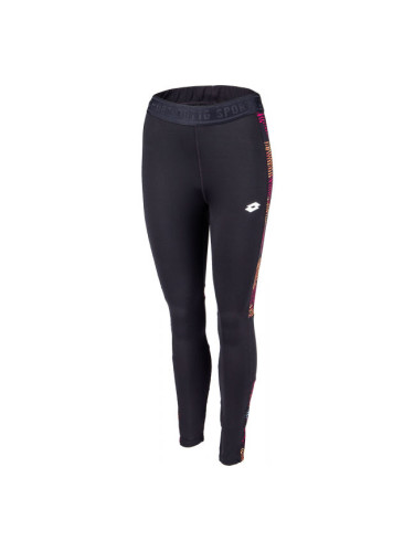 Lotto VABENE W III LEGGING PRT 1 PL Дамски спортен клин, черно, размер