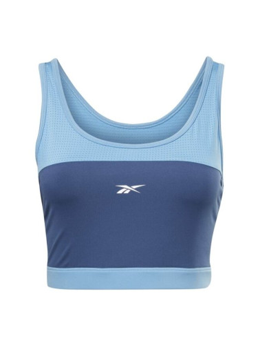 Reebok WOR MESH BRALETTE Дамски потник, синьо, размер