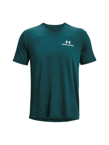 Under Armour RUSH ENERGY SS Мъжка спортна тениска, тъмнозелено, размер