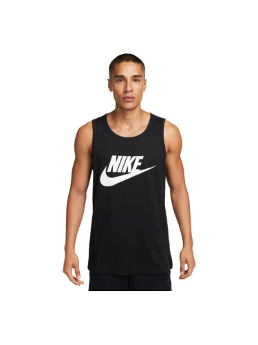 Nike NSW TANK ICON FUTURA Мъжки потник, черно, размер