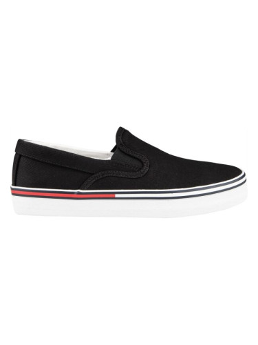 Tommy Hilfiger TOMMY JEANS ESSENTIAL SLIPON Дамски slip-on гуменки, черно, размер