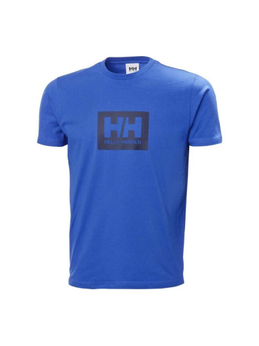 Helly Hansen HH BOX TEE Мъжка тениска, синьо, размер