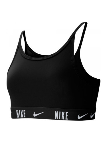 Nike TROPHY BRA G Спортно бюстие за момичета, черно, размер