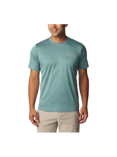 Columbia HIKE CREW Мъжка тениска, светло-зелено, размер